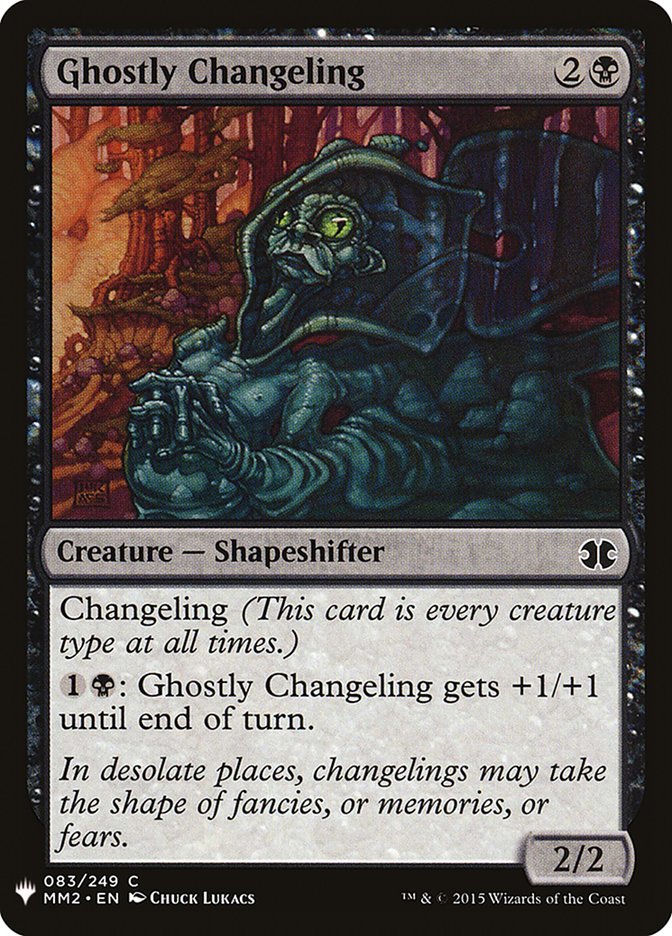 Ghostly Changeling (The List #MM2-83)