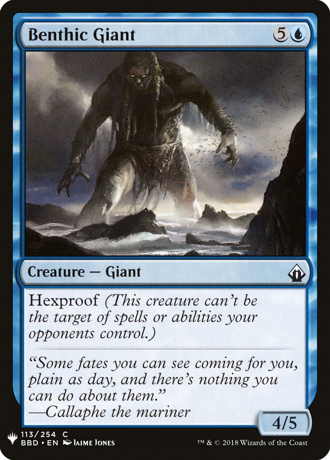 Benthic Giant (The List #BBD-113)