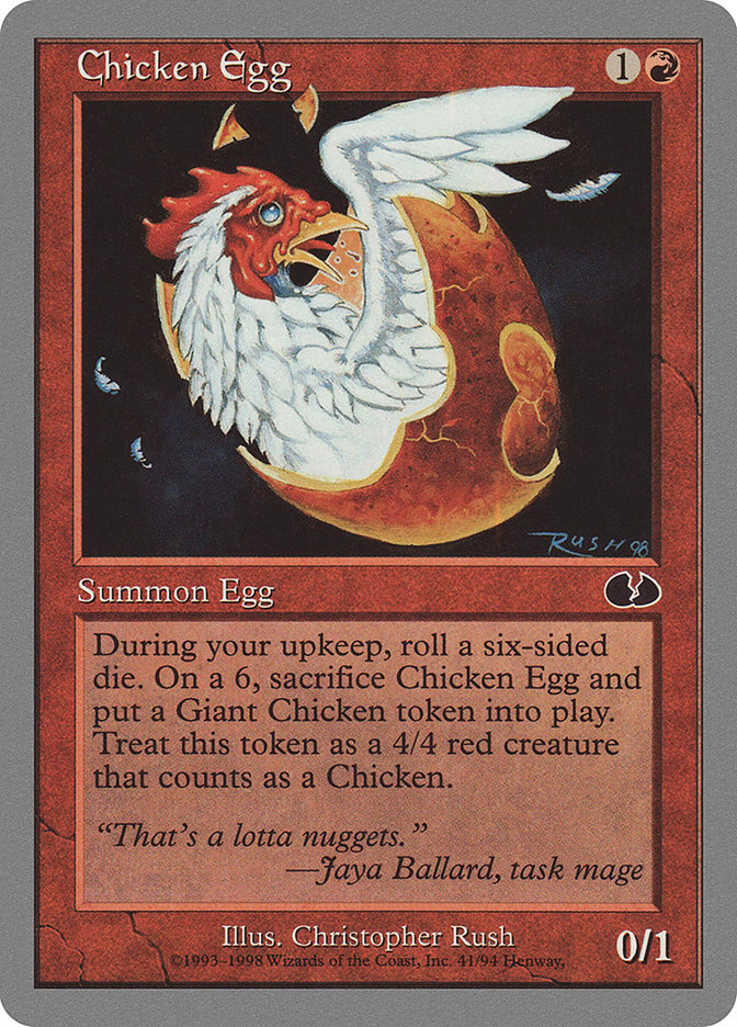 Chicken Egg (Unglued #41)