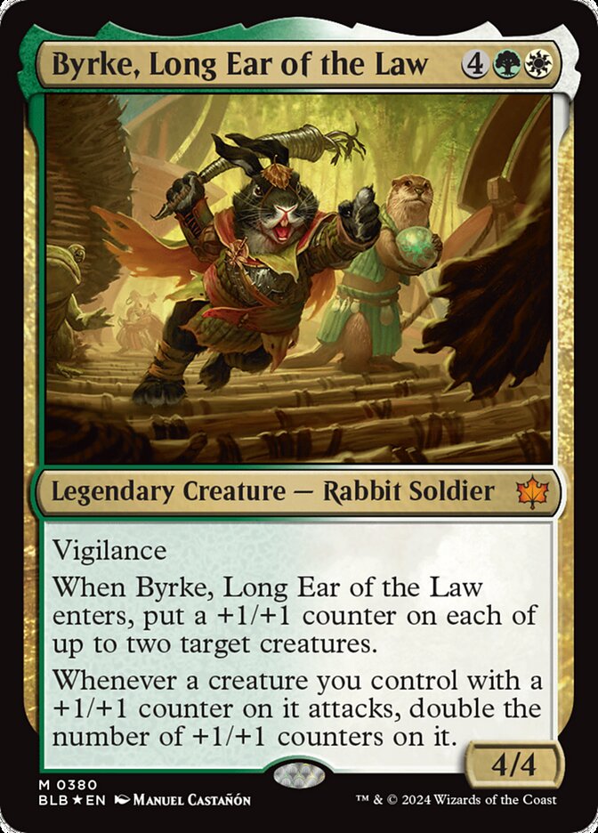 Byrke, Long Ear of the Law · Bloomburrow (BLB) #380 · Scryfall Magic The  Gathering Search