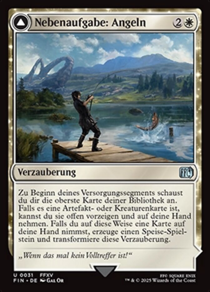 Nebenaufgabe: Angeln