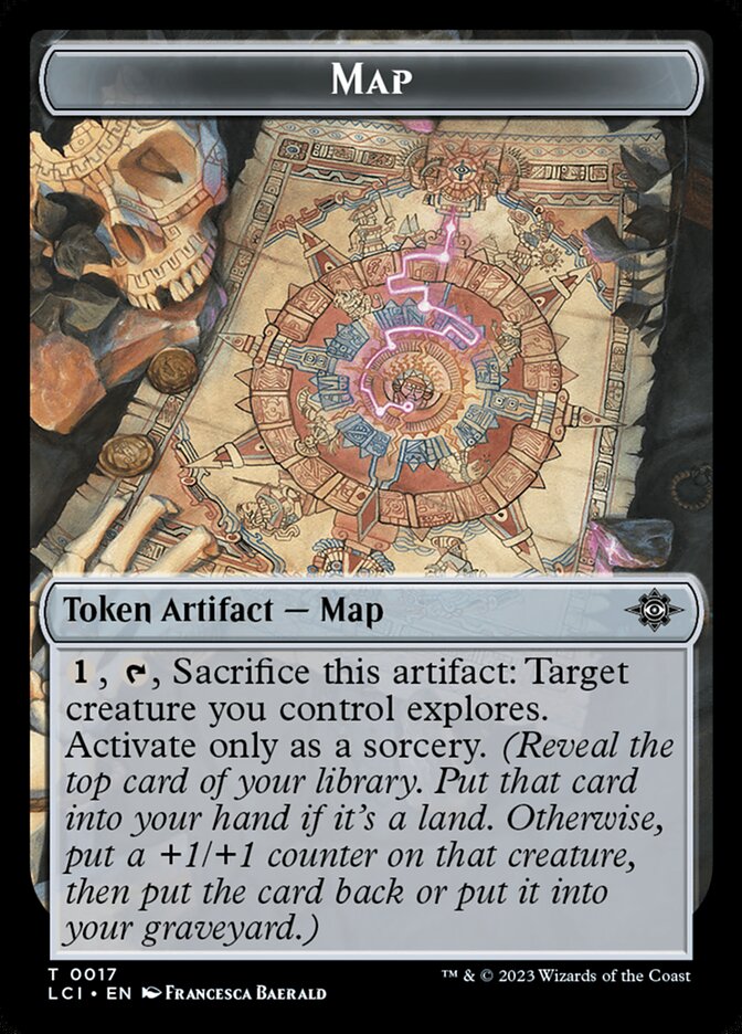 Map · The Lost Caverns of Ixalan Tokens (TLCI) #17 · Scryfall Magic The  Gathering Search