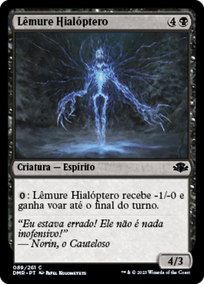 Hyalopterous Lemure (Dominaria Remastered #89)