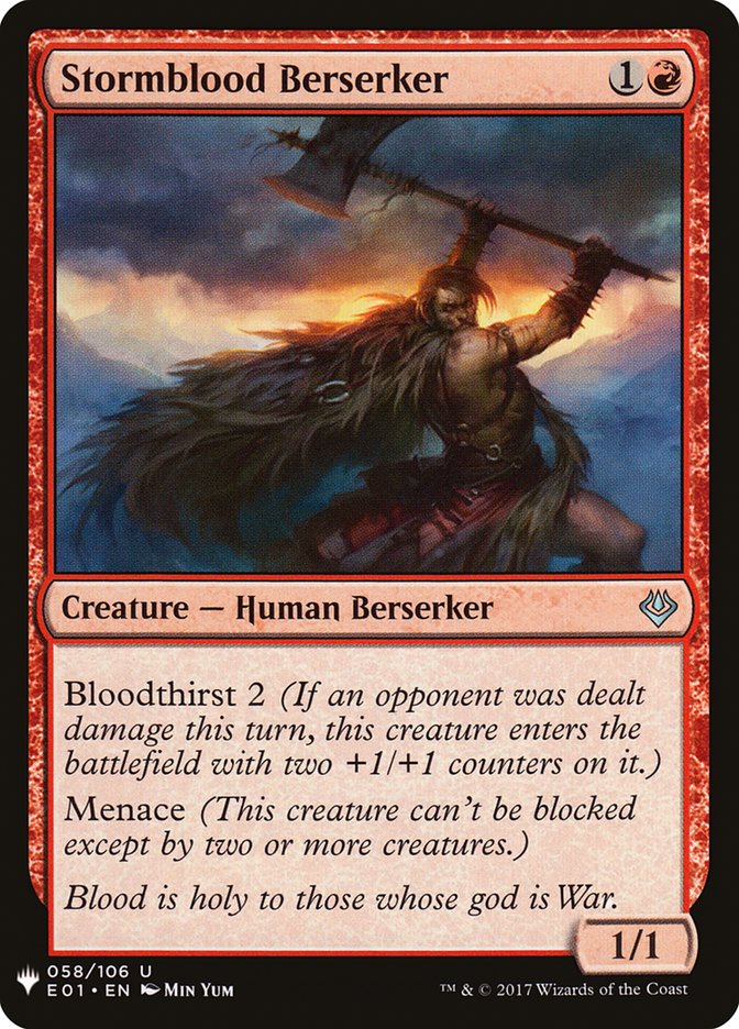 Stormblood Berserker (The List #E01-58)