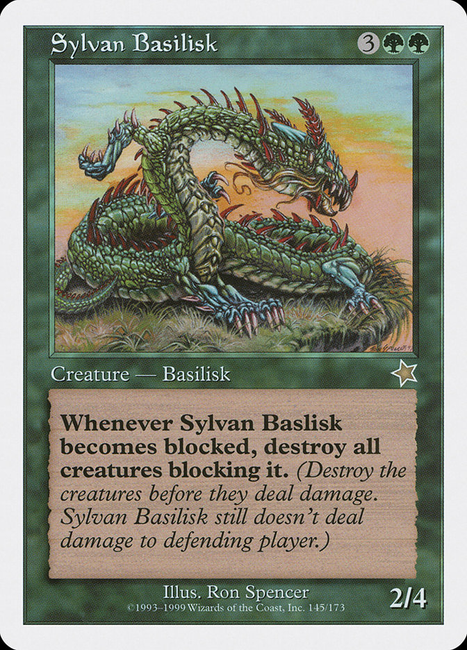 Sylvan Basilisk (Starter 1999 #145)