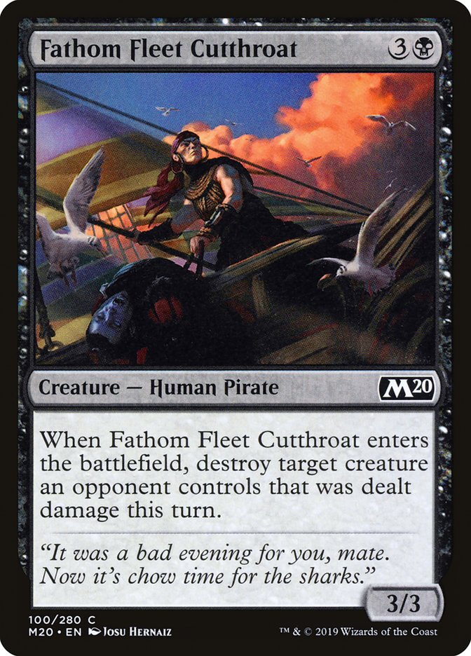 Fathom Fleet Cutthroat (Core Set 2020 #100)