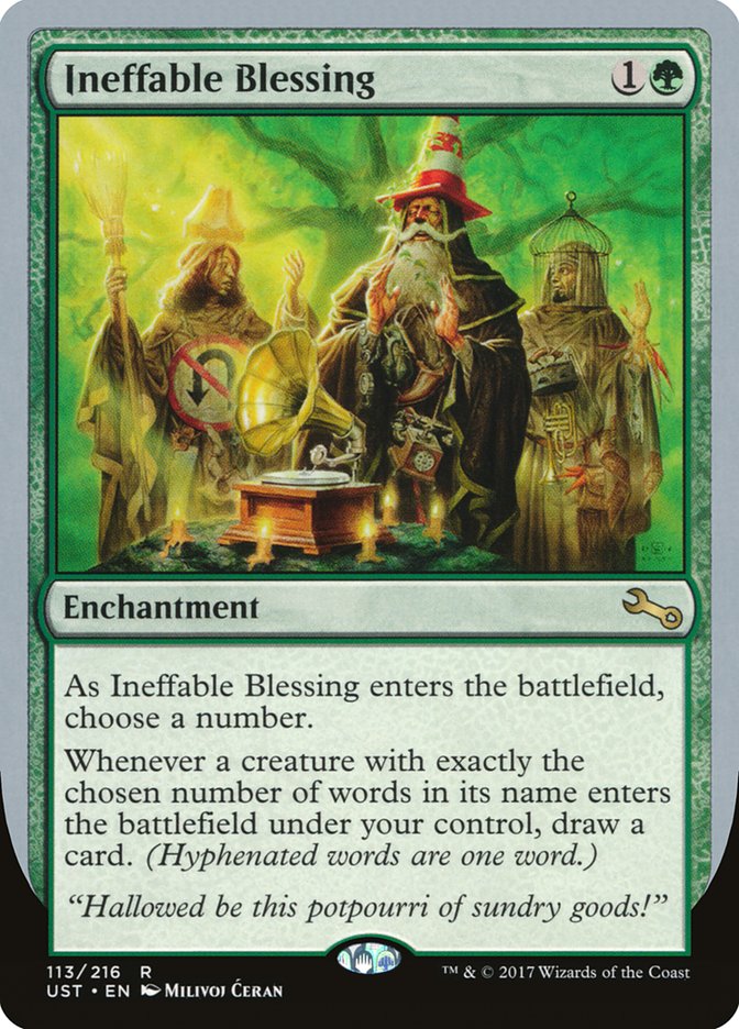 Ineffable Blessing (Unstable #113f)