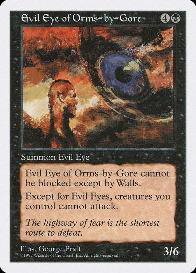 Evil Eye of Orms-by-Gore (Fifth Edition #159)