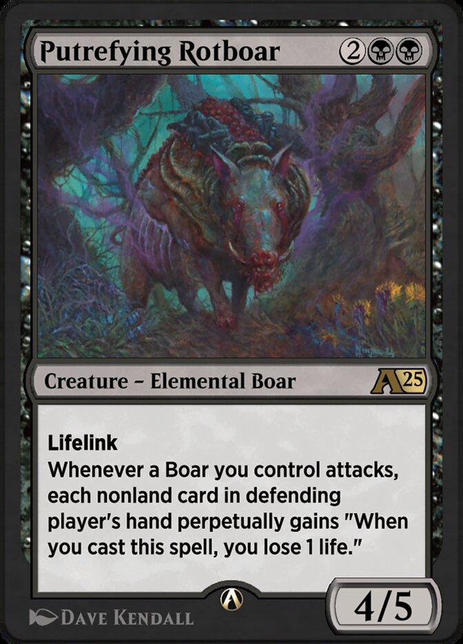 Putrefying Rotboar (Alchemy: Bloomburrow #10)