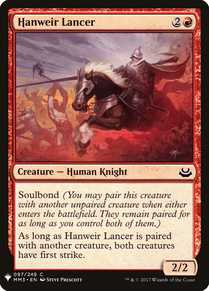 Hanweir Lancer (The List #MM3-97)