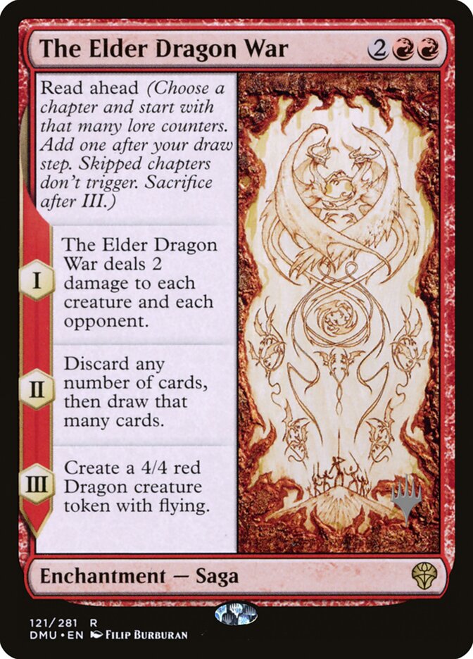 The Elder Dragon War (Dominaria United Promos #121p)