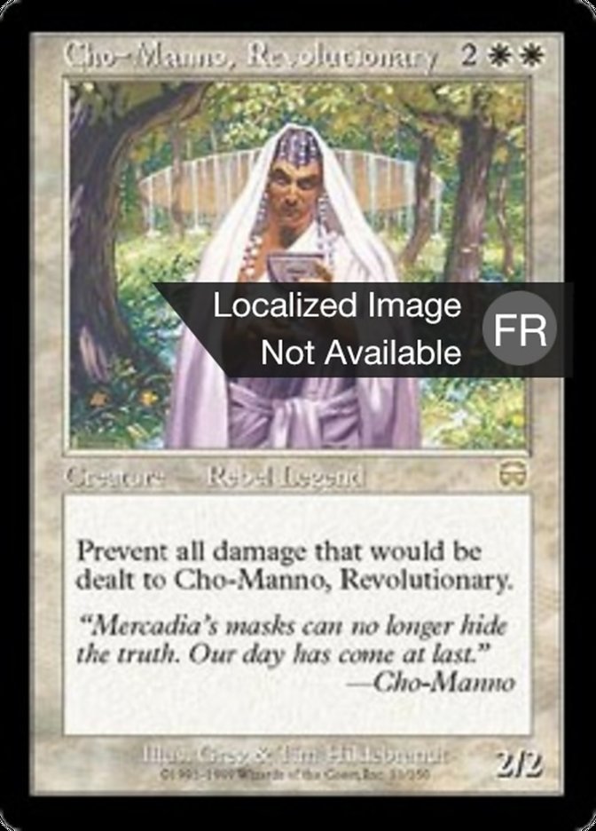 Cho-Manno, Revolutionary (Mercadian Masques #11)