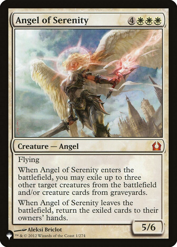 Angel of Serenity (The List #RTR-1)
