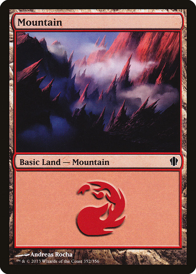 Mountain (Commander 2013 #352)
