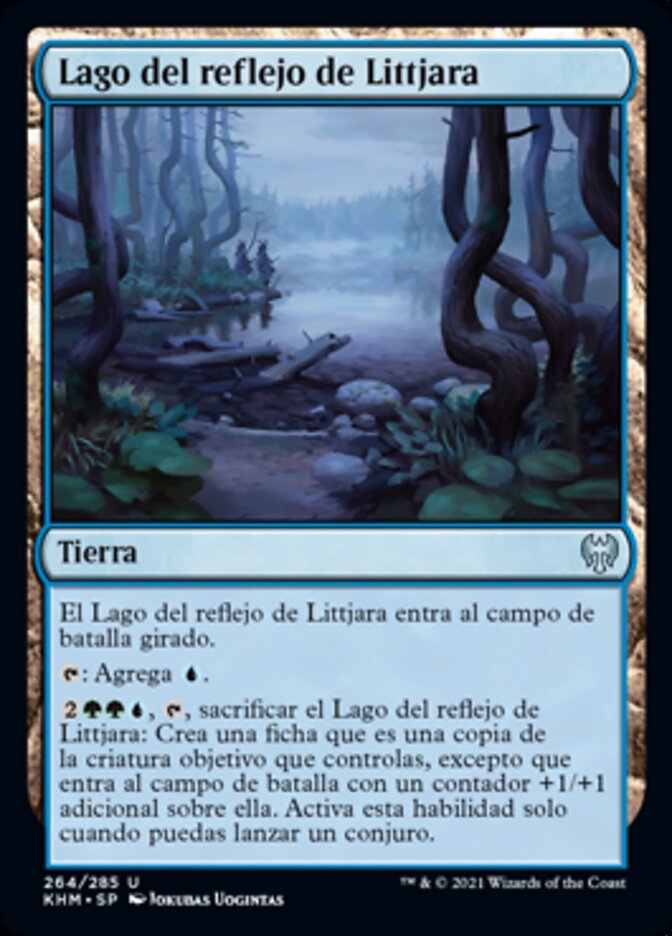 Lago del reflejo de Littjara