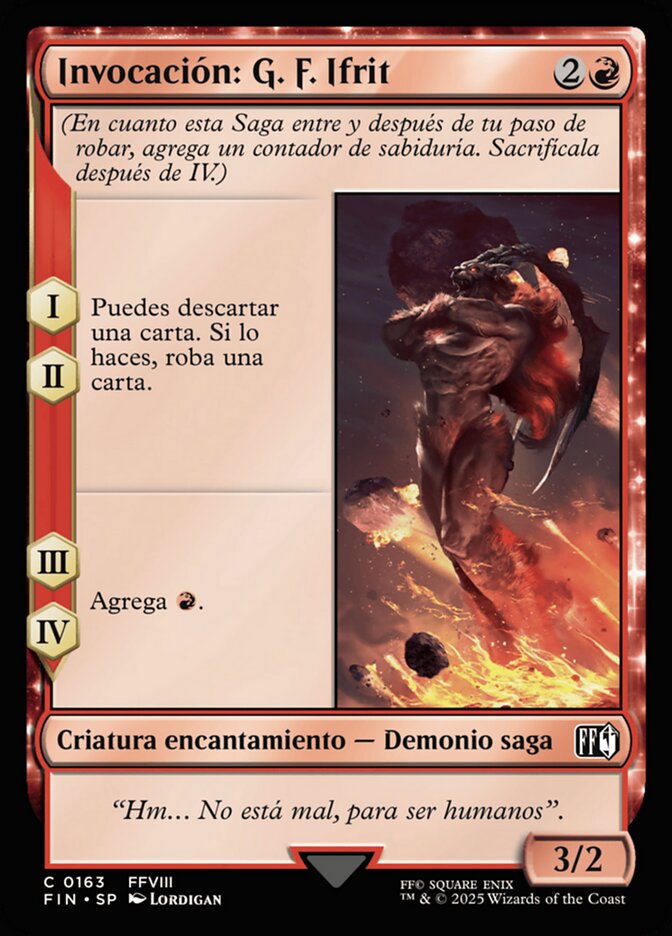 Invocación: G. F. Ifrit