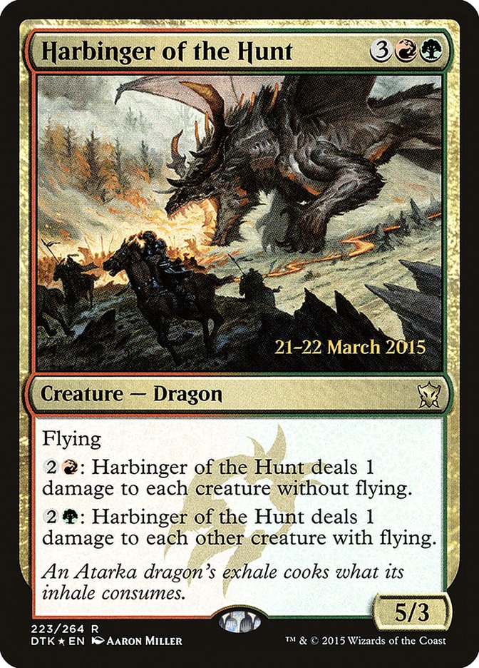 Harbinger of the Hunt (Dragons of Tarkir Promos #223s)