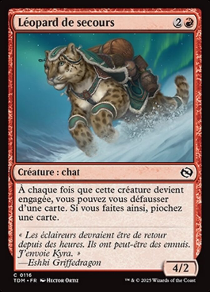 Léopard de secours