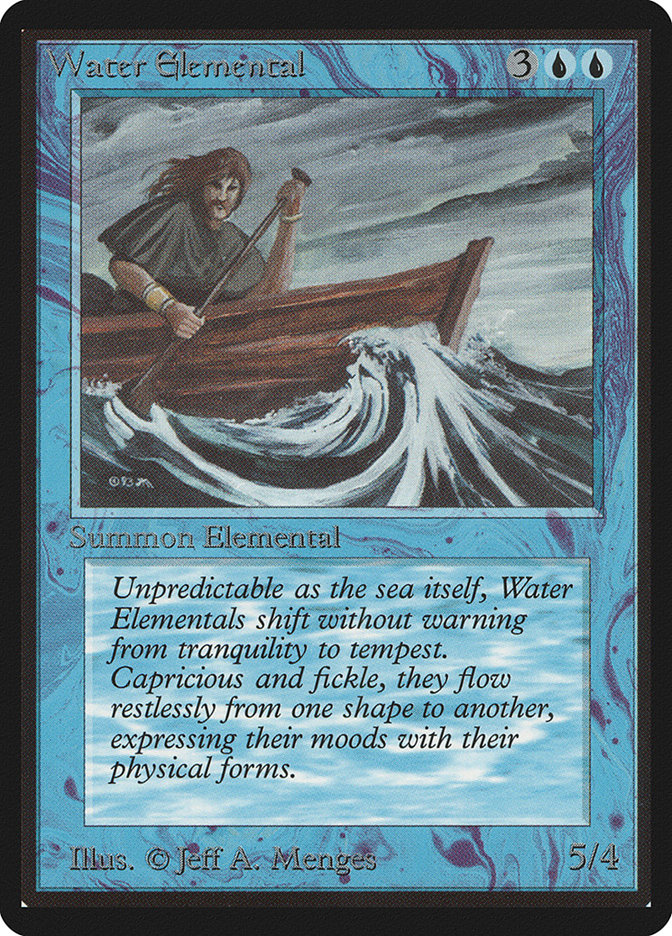 Water Elemental (Limited Edition Beta #92)