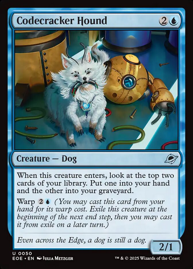 Codecracker Hound - Julia Metzger (2025) Even across the Edge, a dog is still a dog.