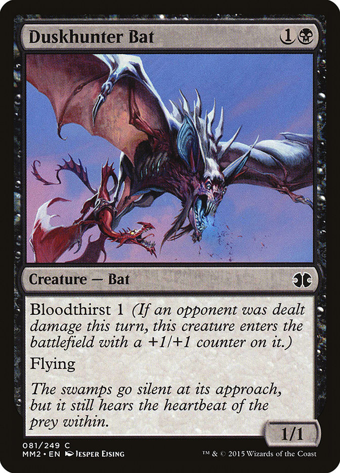 Duskhunter Bat (Modern Masters 2015 #81)