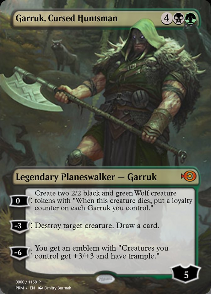 Garruk, Cursed Huntsman (Magic Online Promos #78856)