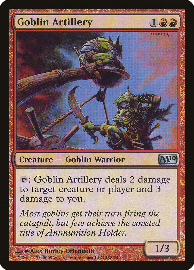 Goblin Artillery (Magic 2010 #138)