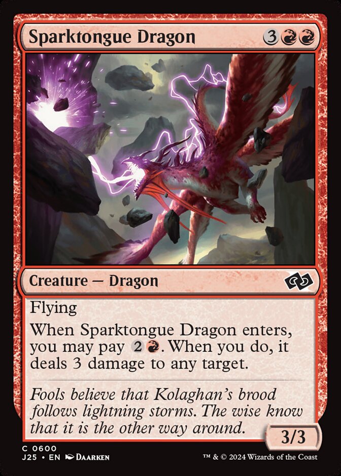 Sparktongue Dragon (Foundations Jumpstart #600)