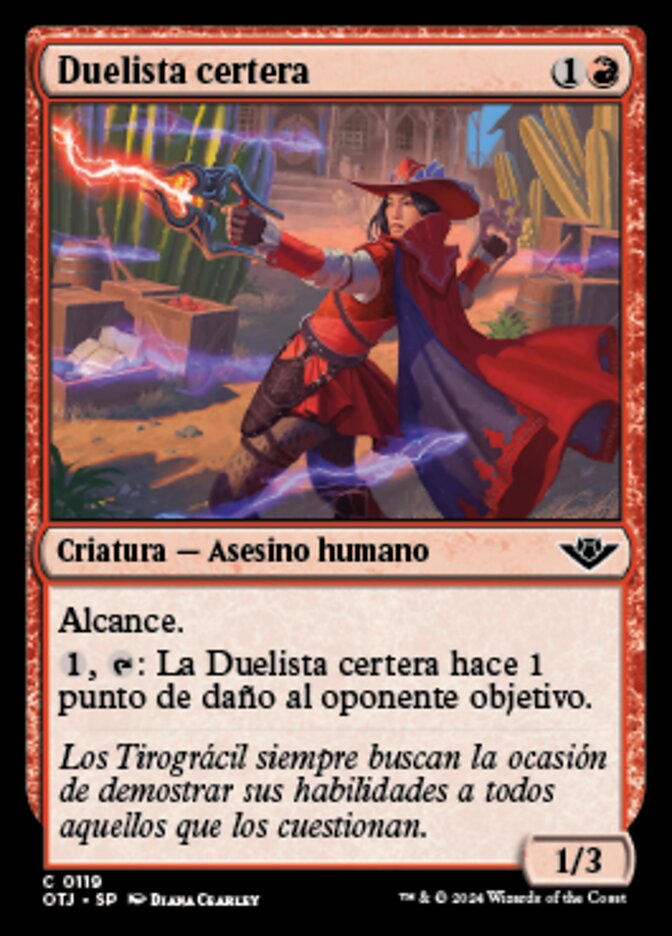 Duelista certera