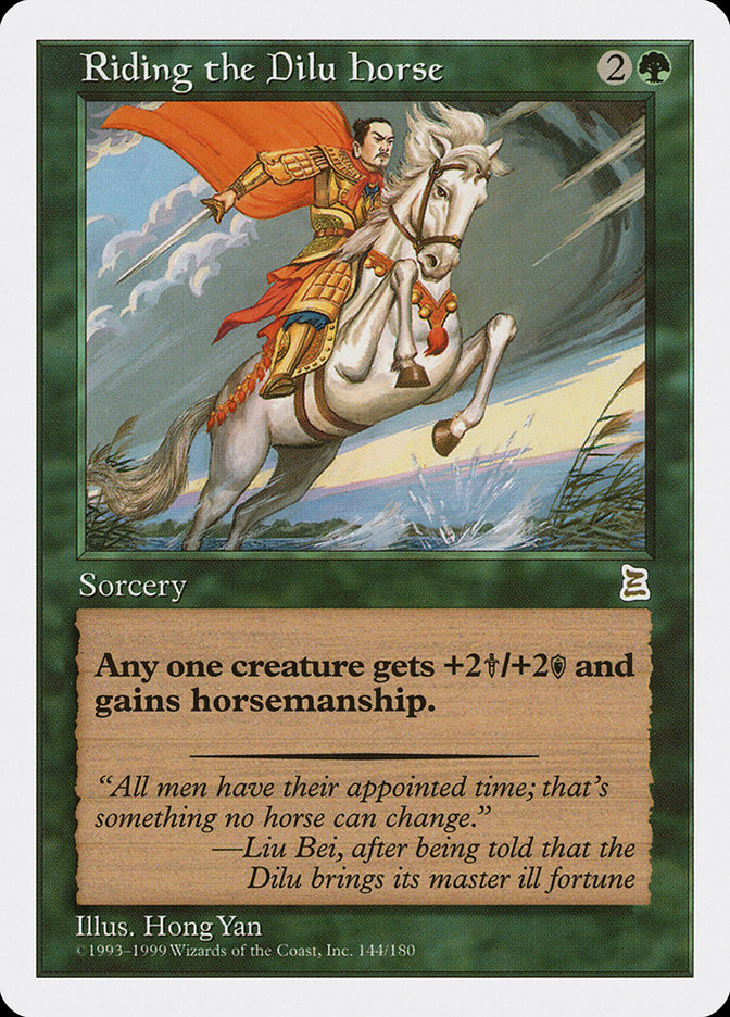 Riding the Dilu Horse (Portal Three Kingdoms #144)