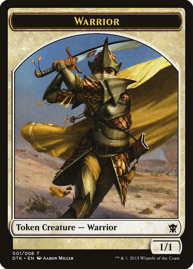 Warrior (Dragons of Tarkir Tokens #1)