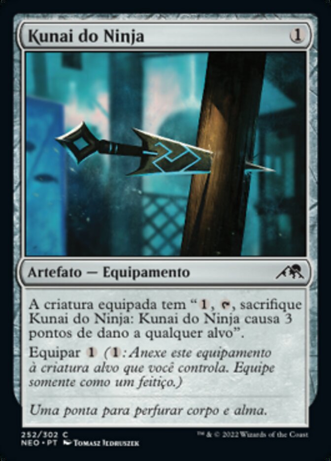 Ninja's Kunai (Kamigawa: Neon Dynasty #252)