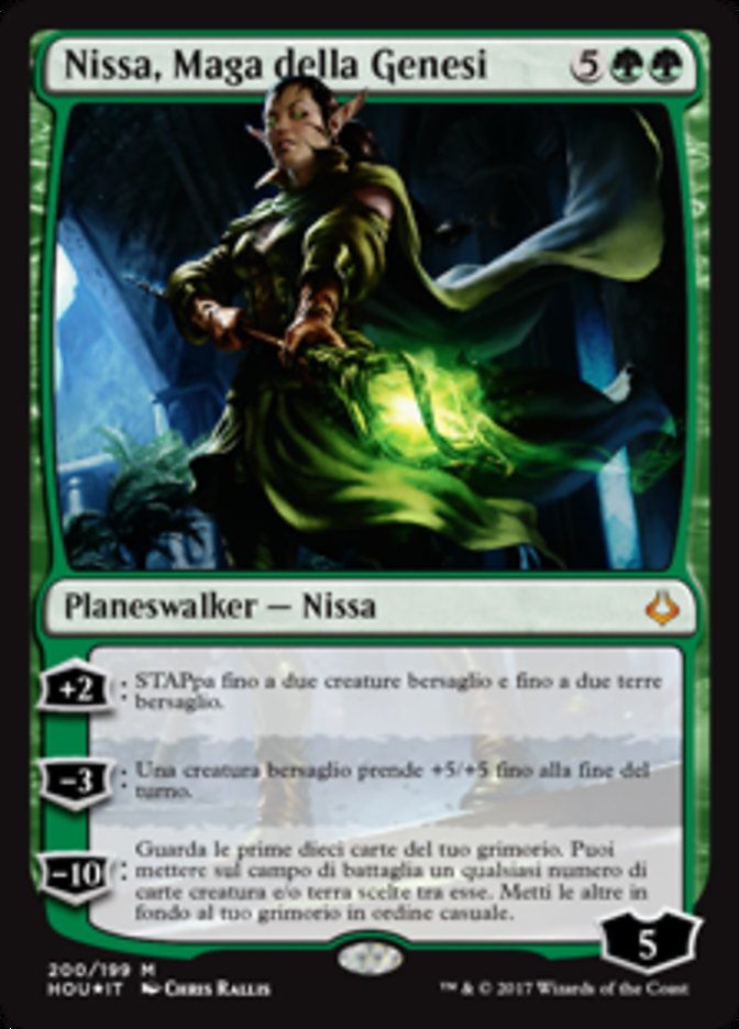 Nissa, Genesis Mage (Hour of Devastation #200)