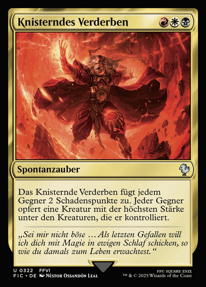 Knisterndes Verderben