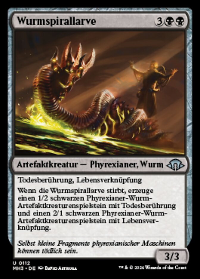 Wurmcoil Larva (Modern Horizons 3 #112)