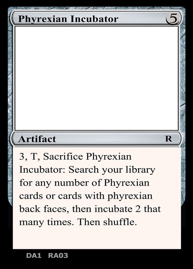 Phyrexian Incubator (Unknown Event #RA03d)