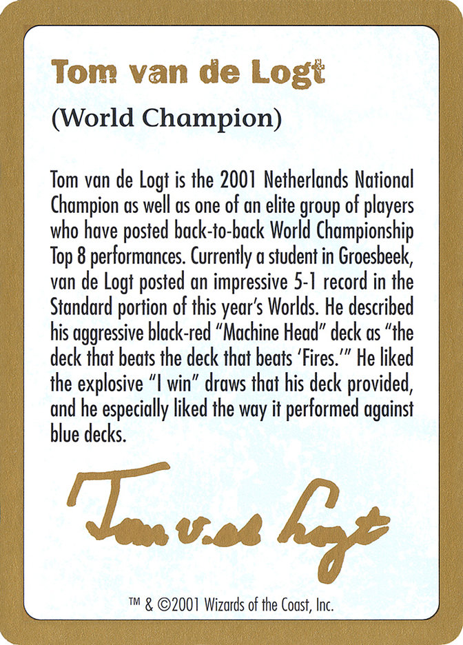 2001 World Championships Ad [World Championship Decks 2001]