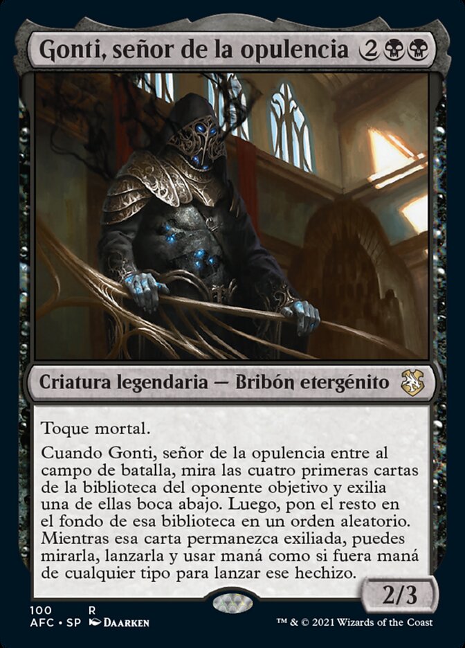 Gonti, Lord of Luxury (Forgotten Realms Commander #100)