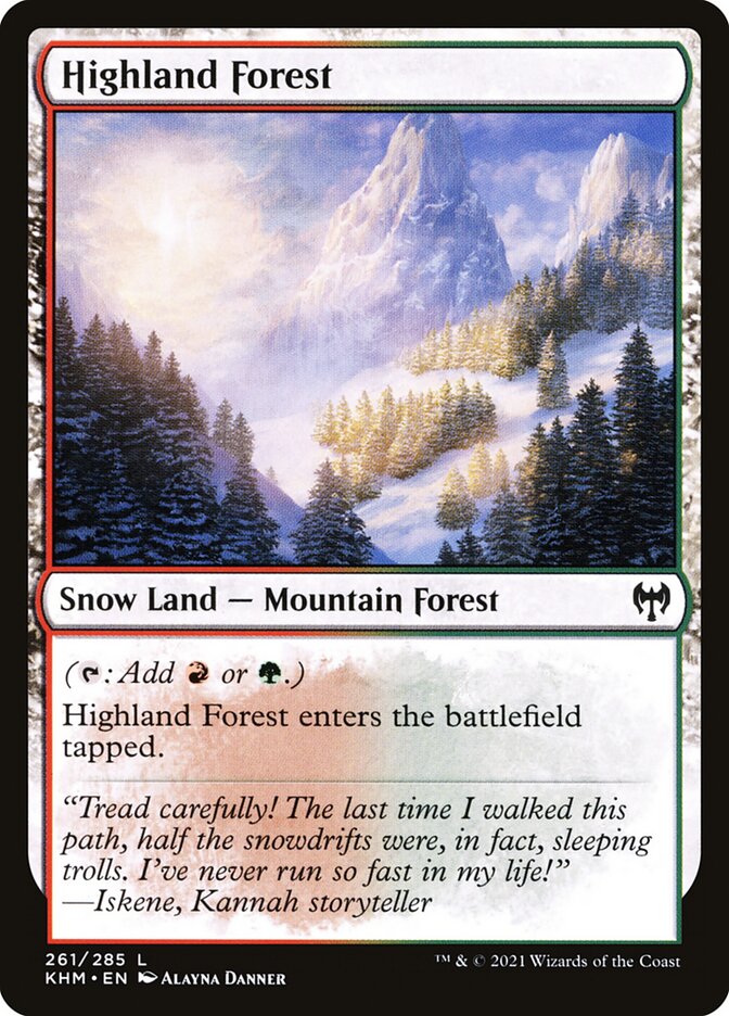 Highland Forest (Kaldheim #261)