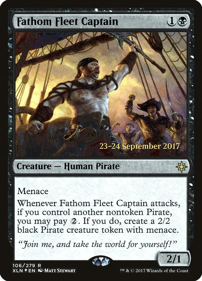 Fathom Fleet Captain (Ixalan Promos #106s)