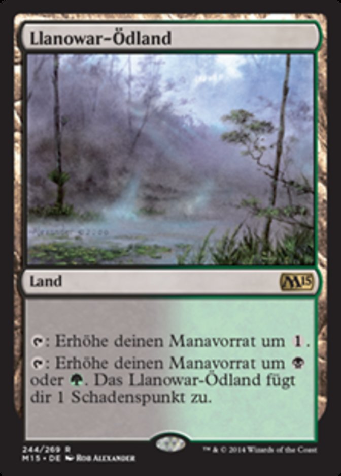 Llanowar Wastes (Magic 2015 #244)