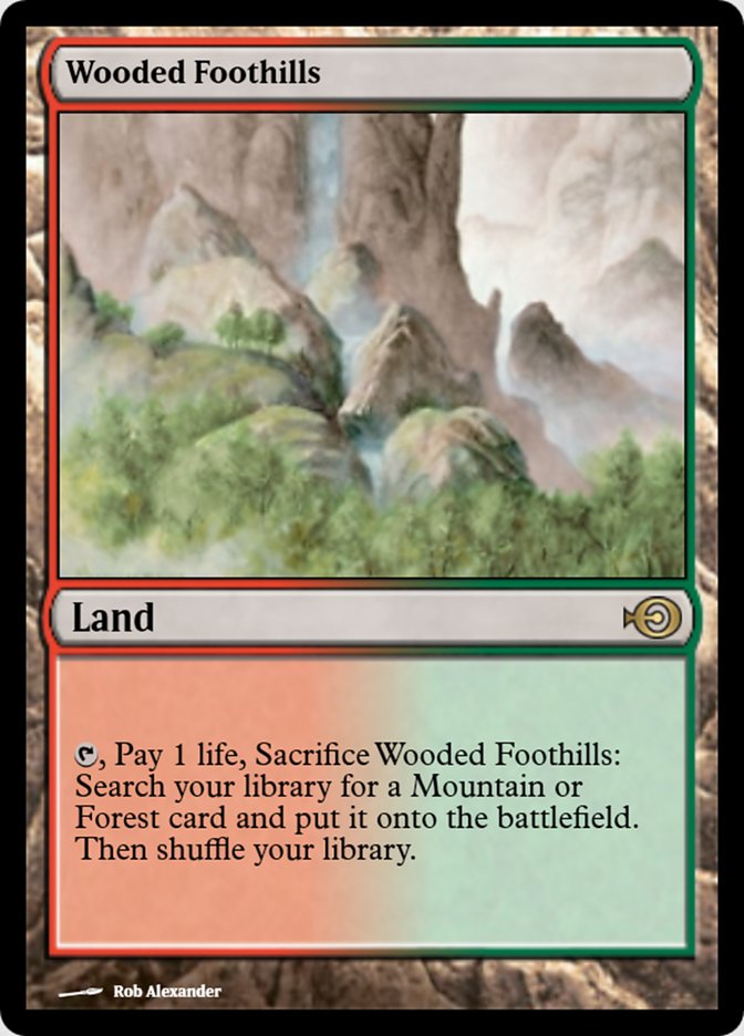 Wooded Foothills (Magic Online Promos #43584)
