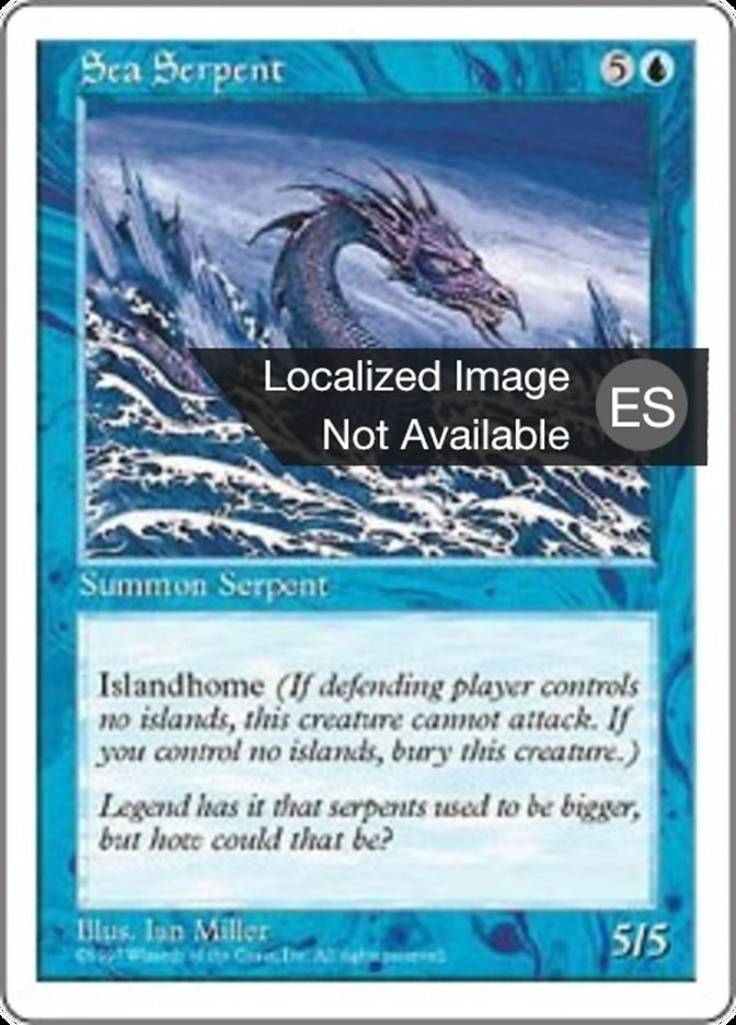 Sea Serpent (Fifth Edition #118)