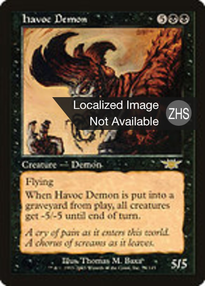 Havoc Demon (Legions #74)
