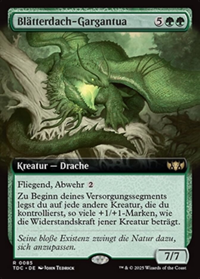 Blätterdach-Gargantua