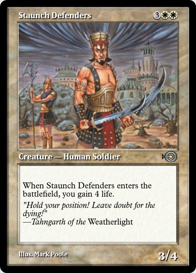 Staunch Defenders (Magic Online Promos #36064)