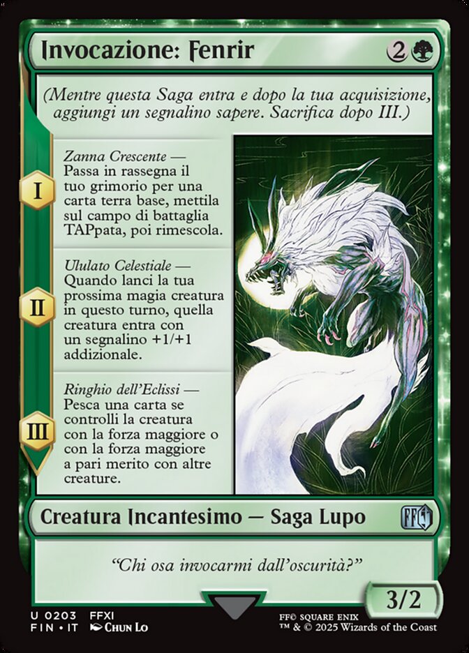 Invocazione: Fenrir