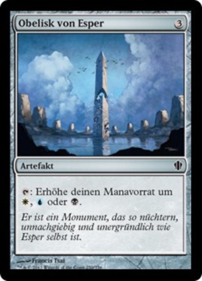 Obelisk of Esper (Commander 2013 #250)