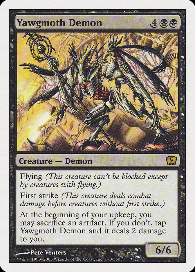 Yawgmoth Demon (Ninth Edition #170)