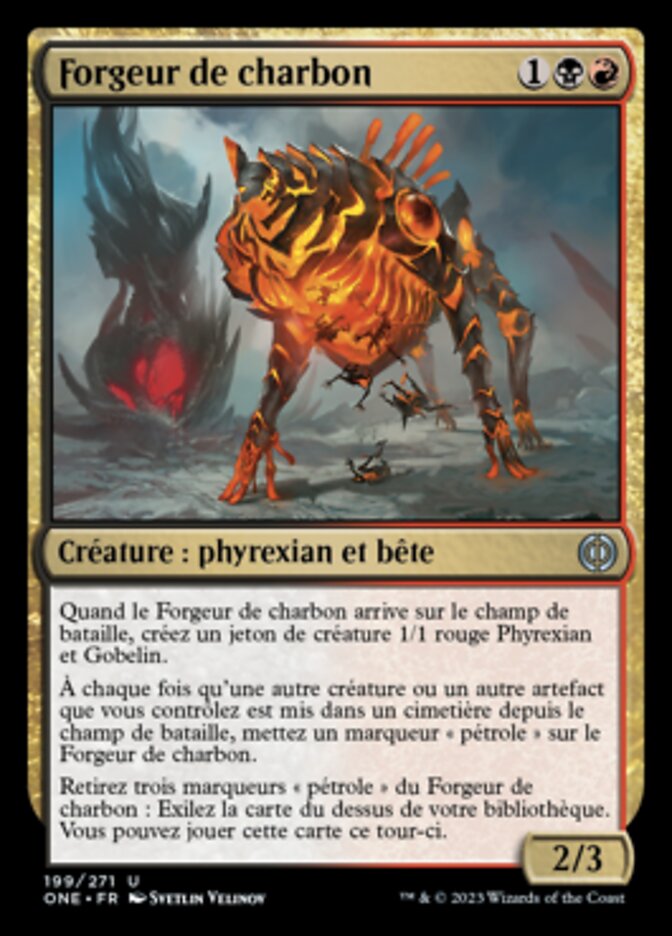 Forgeur de charbon (Charforger) · Phyrexia: All Will Be One (ONE